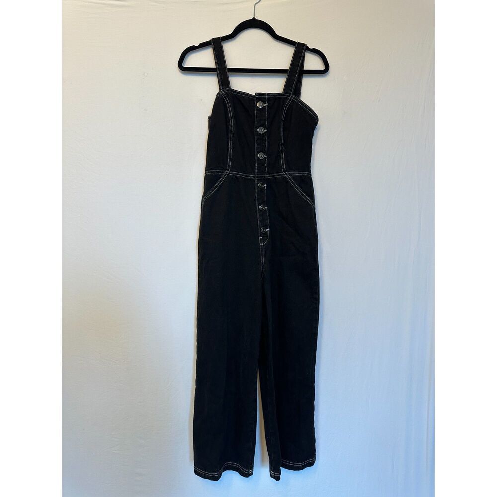 Urban Outfitters BDG Black Overalls Women Small 100% Cotton
